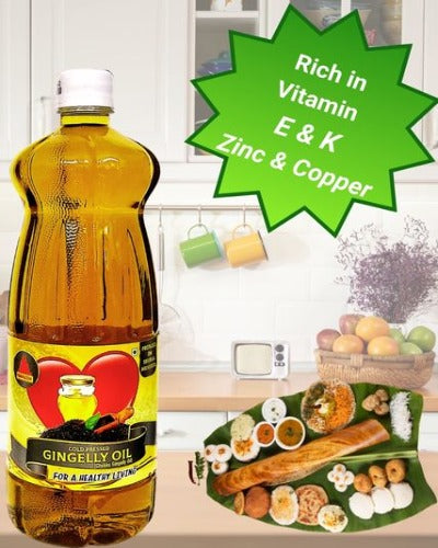 Cold Pressed Gingelly Oil