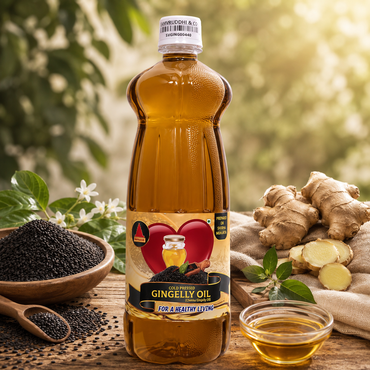 Cold Pressed Gingelly Oil