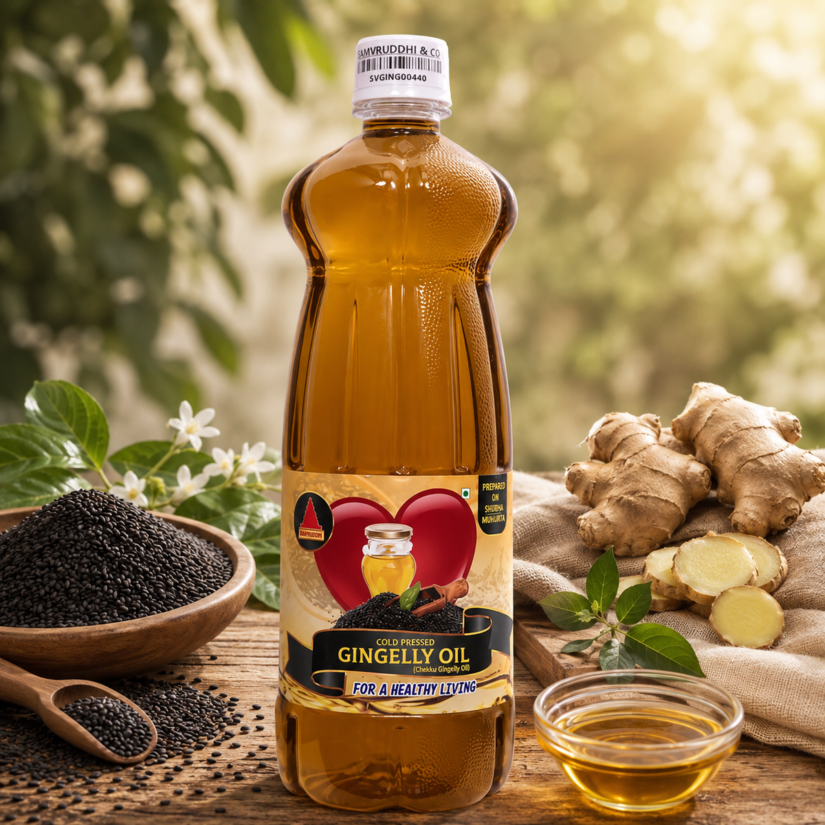 Cold Pressed Gingelly Oil