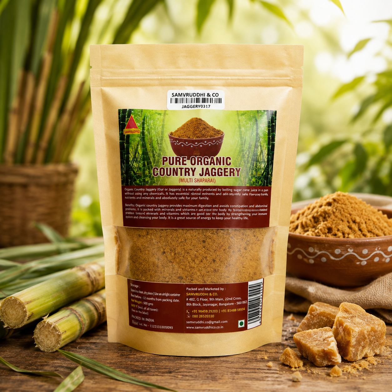 Pure Country Jaggery Powder